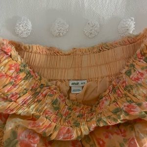 Aerie rocks and ruffles skirt